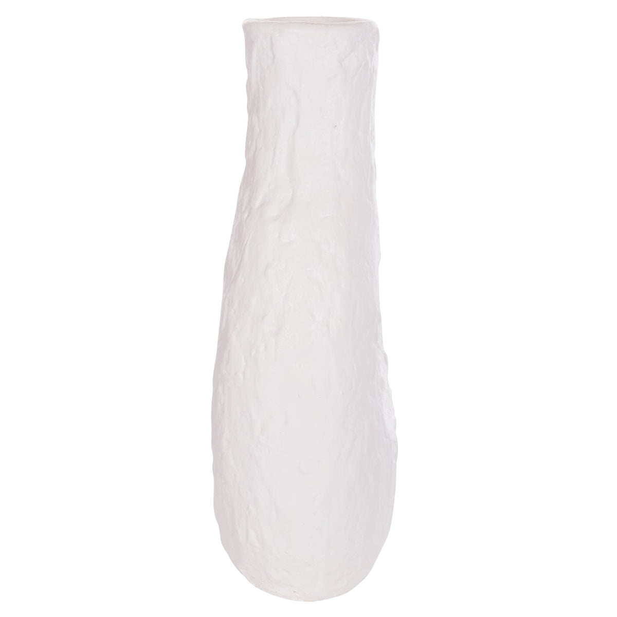 Vază decorativă SIVORN din teracotă cu ratan natural, 27 x 13,5 x 37 cm