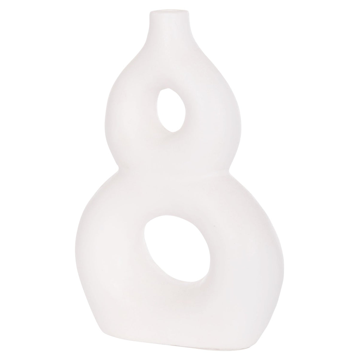 Vază decorativă RANIVA din teracotă, lucrată manual, 21 x 7,5 x 31 cm