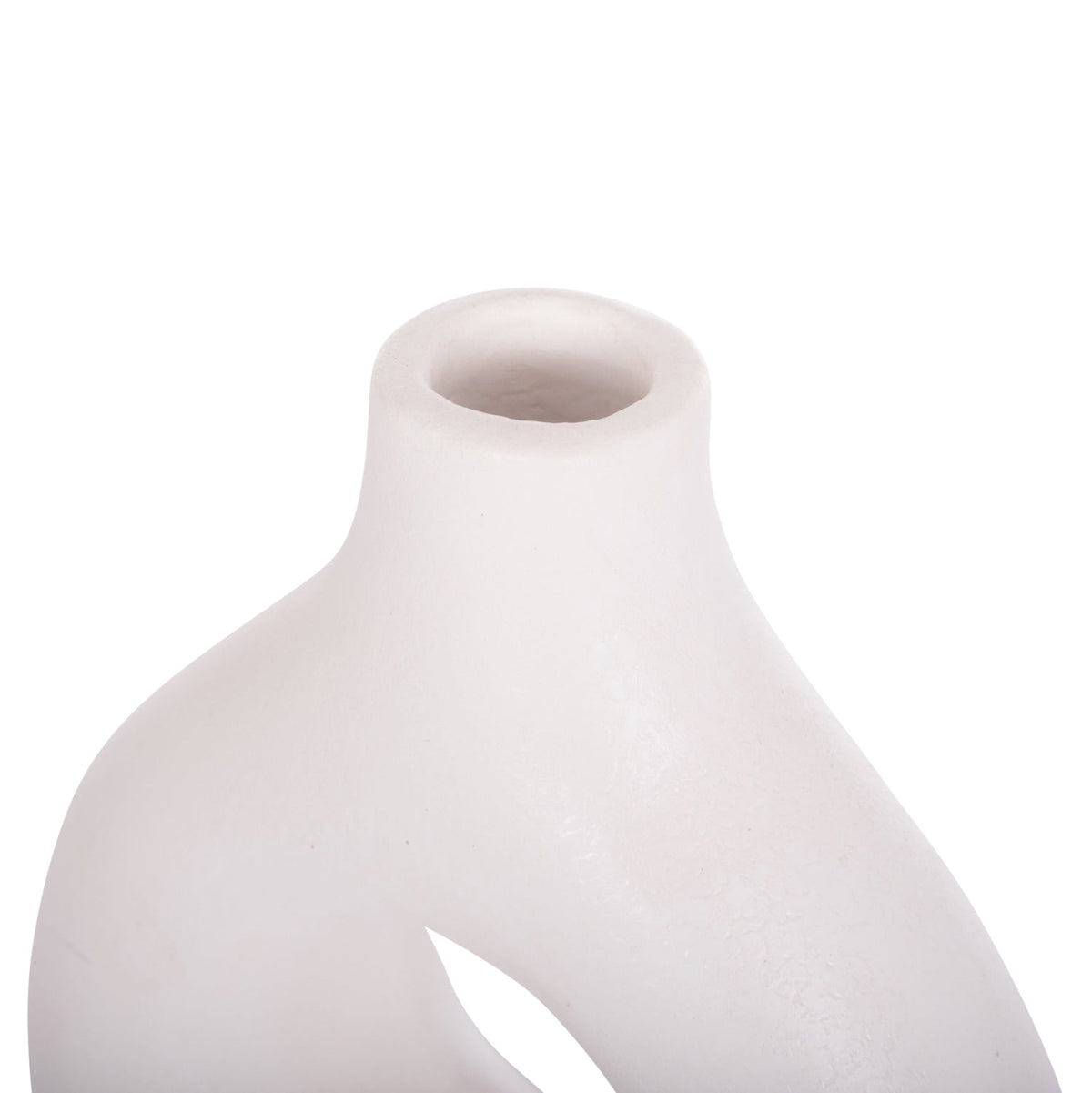 Vază decorativă RANIVA din teracotă, lucrată manual, 21 x 7,5 x 31 cm
