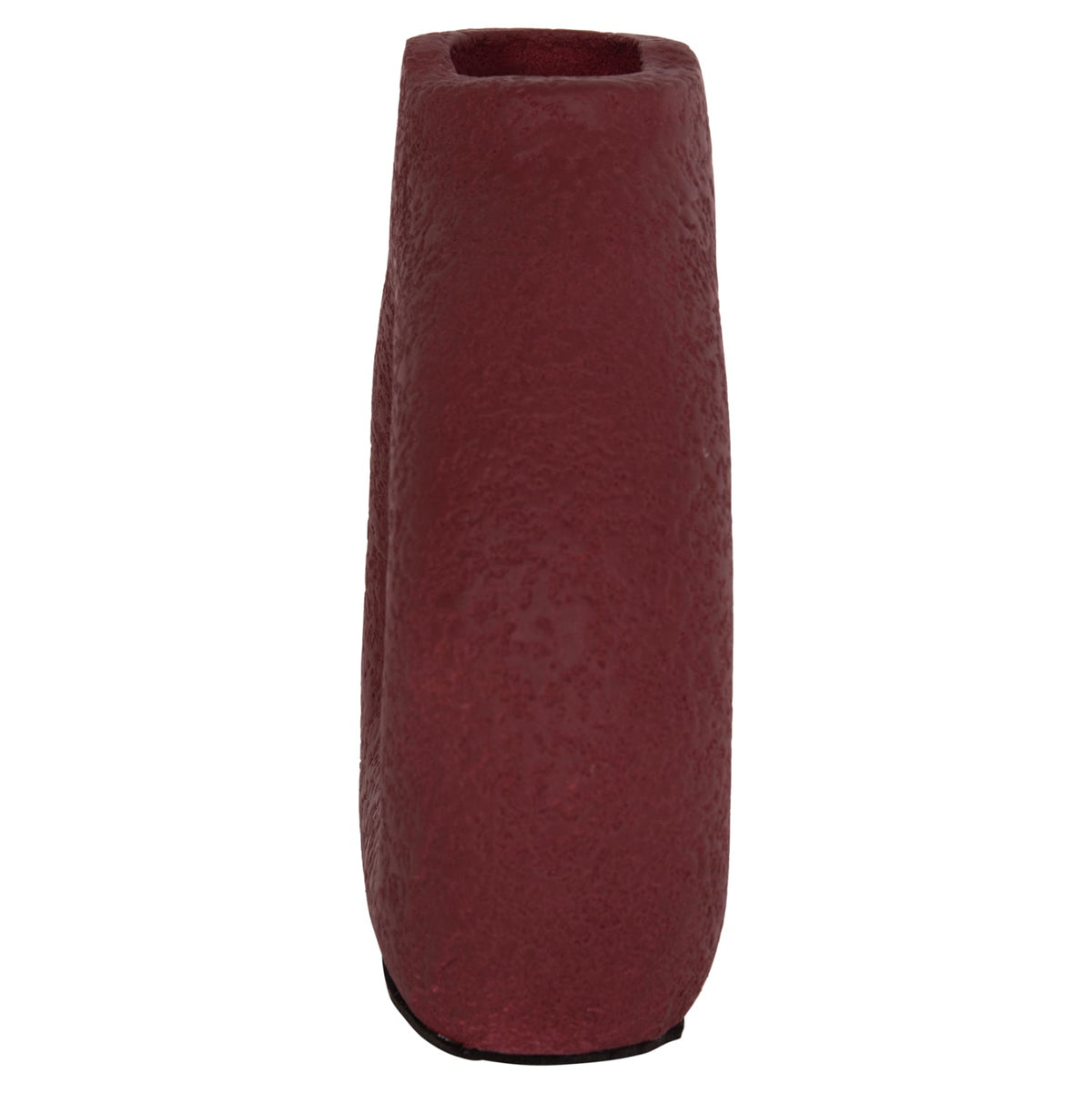 Vază decorativă ALERIS din teracotă, lucrată manual, 17,5 x 6,5 x 17 cm