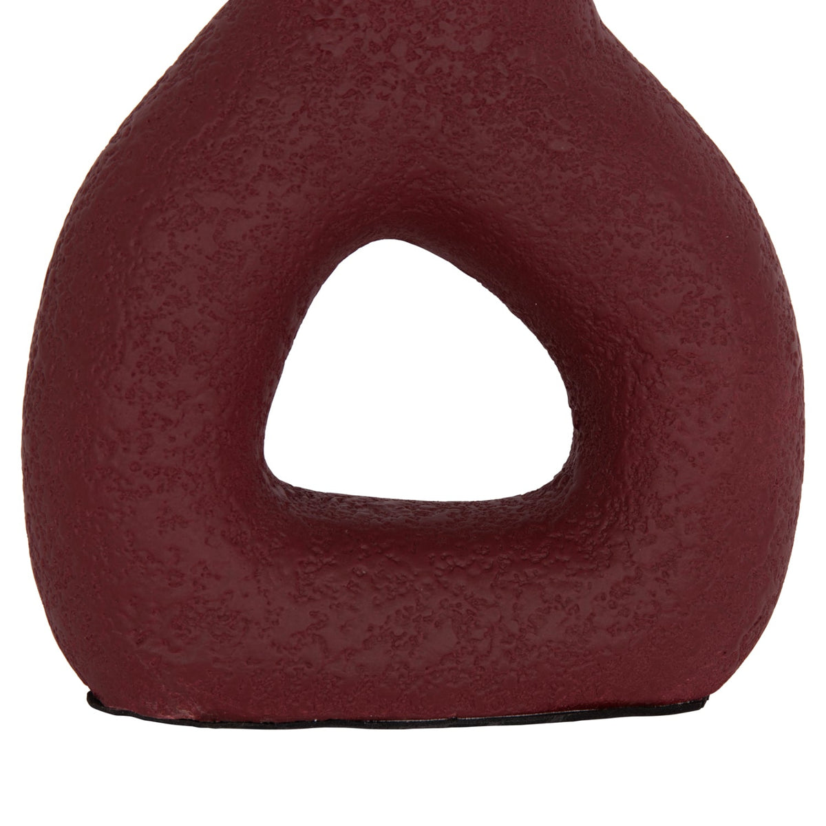 Vază decorativă ALERIS din teracotă, lucrată manual, 17,5 x 6,5 x 17 cm