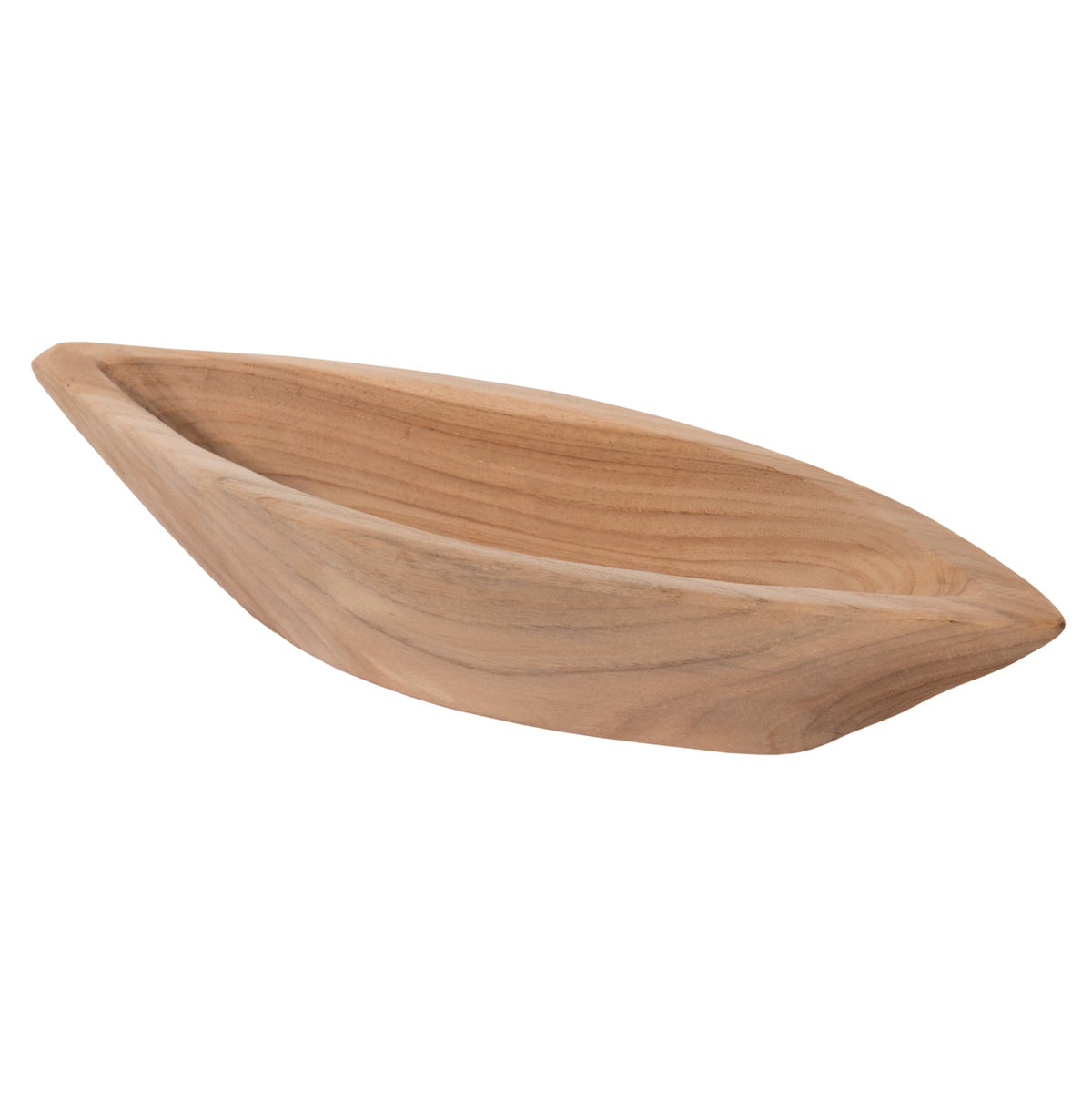 Bol GUEN TEAK din lemn de tec, culoare naturală, 40 x 6 x 13 cm