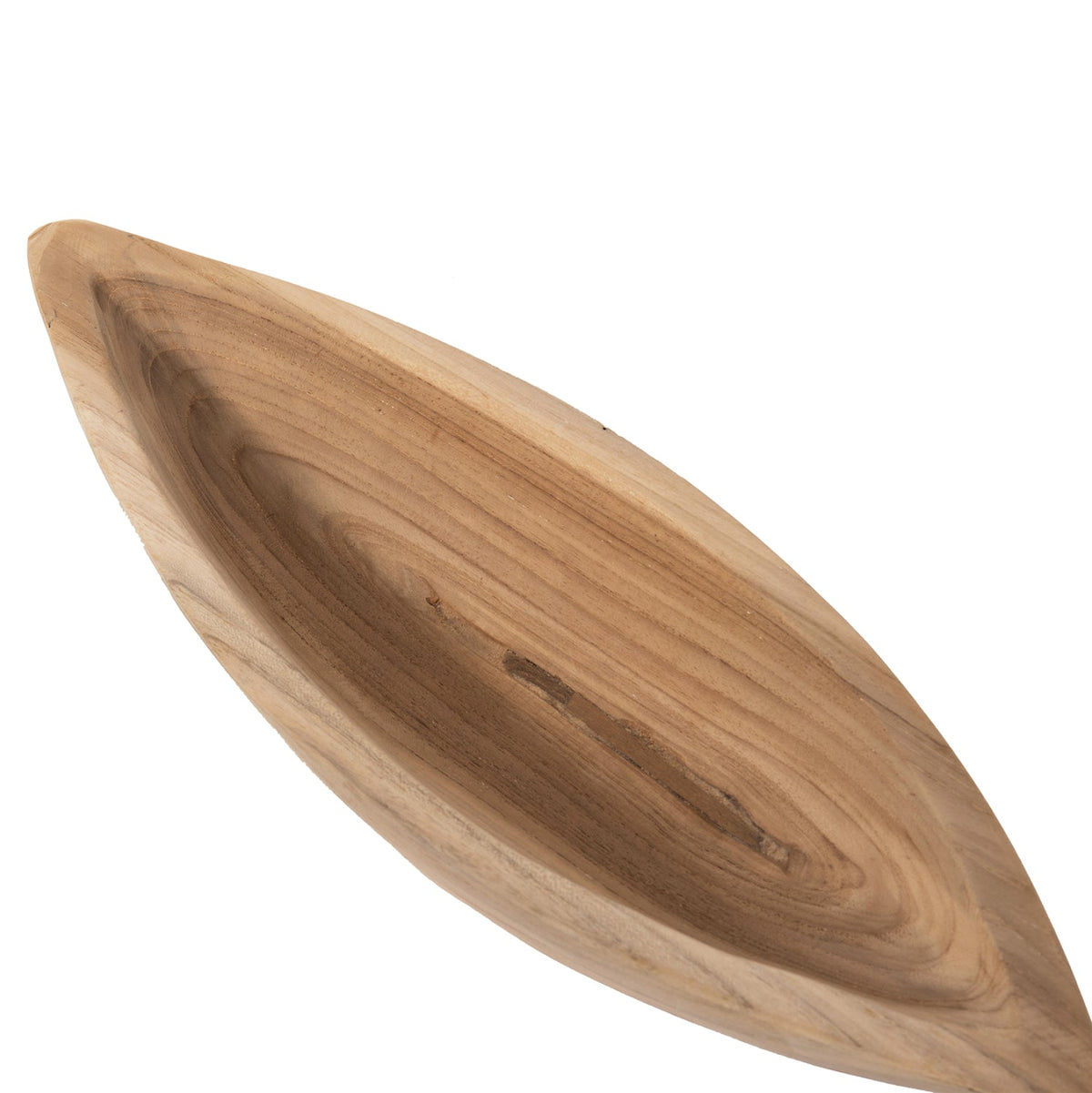 Bol GUEN TEAK din lemn de tec, culoare naturală, 40 x 6 x 13 cm