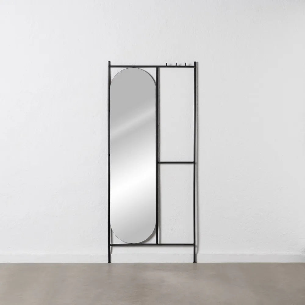Oglindă INARI cu ramă din fier, dimensiune totală 70 x 160,5 cm