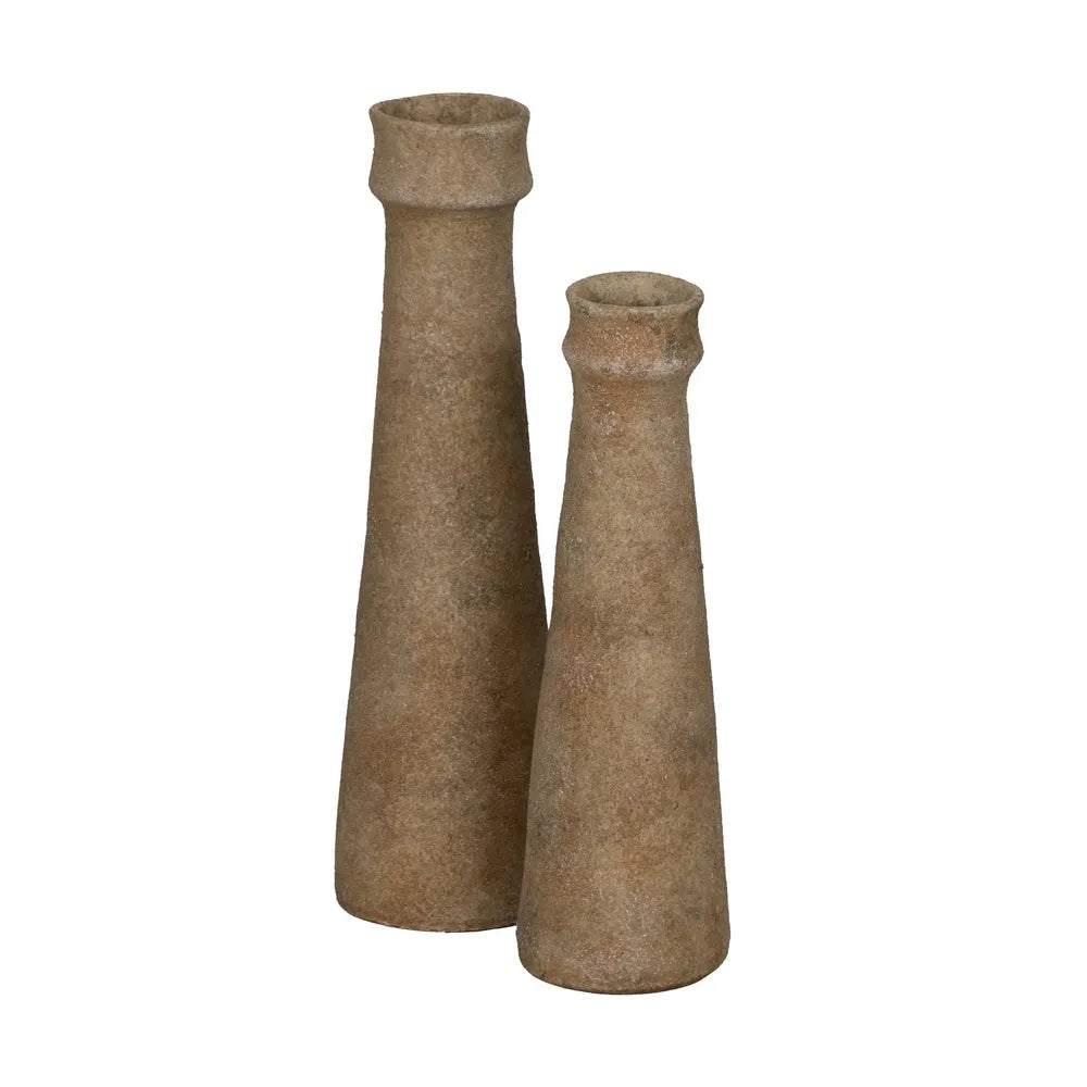 Vază ceramică JARONA bej, 12,6 x 12,6 x 42 cm