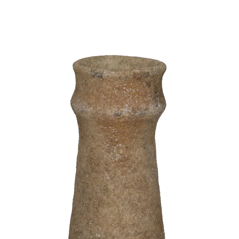Vază ceramică JARONA bej, 12,6 x 12,6 x 42 cm