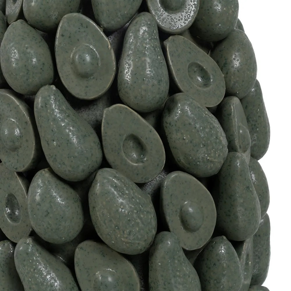 Vază din ceramică KREPER AVOCADO, IXIA, 33 x 32,5 x 44 cm