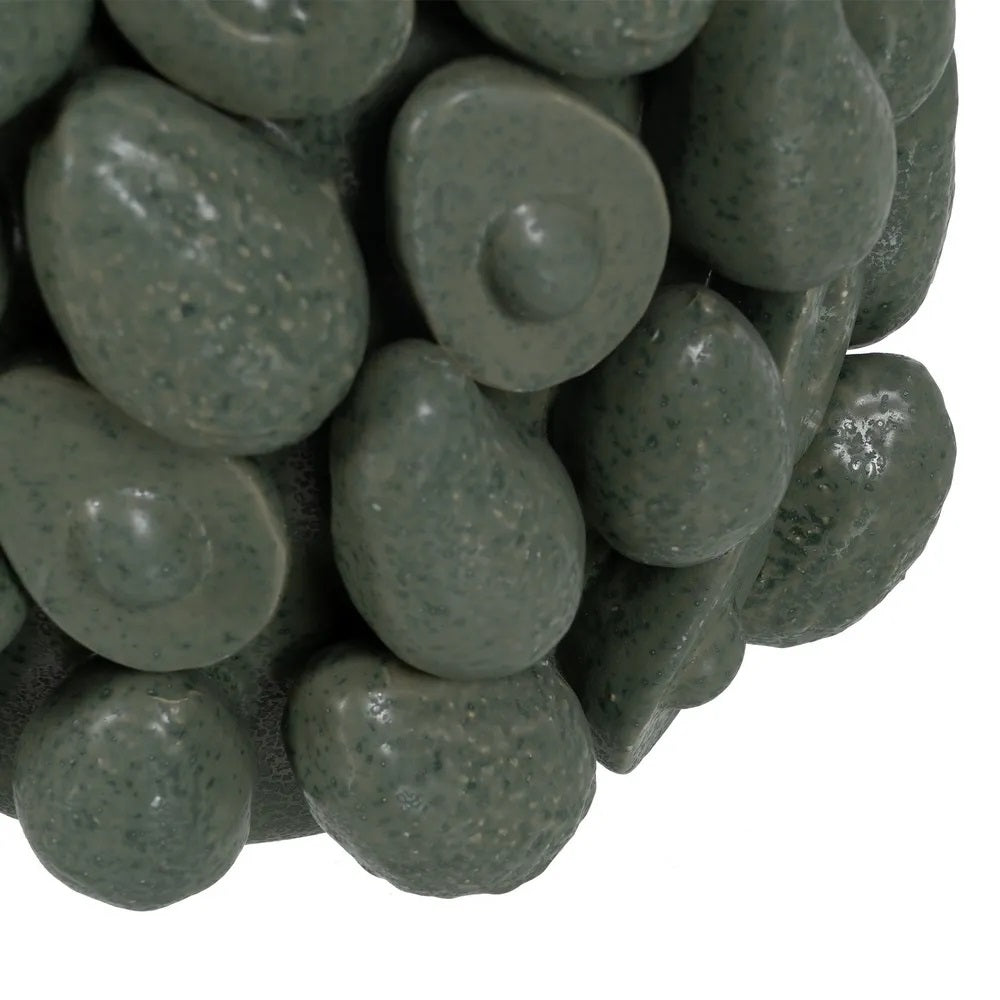 Vază din ceramică KREPER AVOCADO, IXIA, 33 x 32,5 x 44 cm