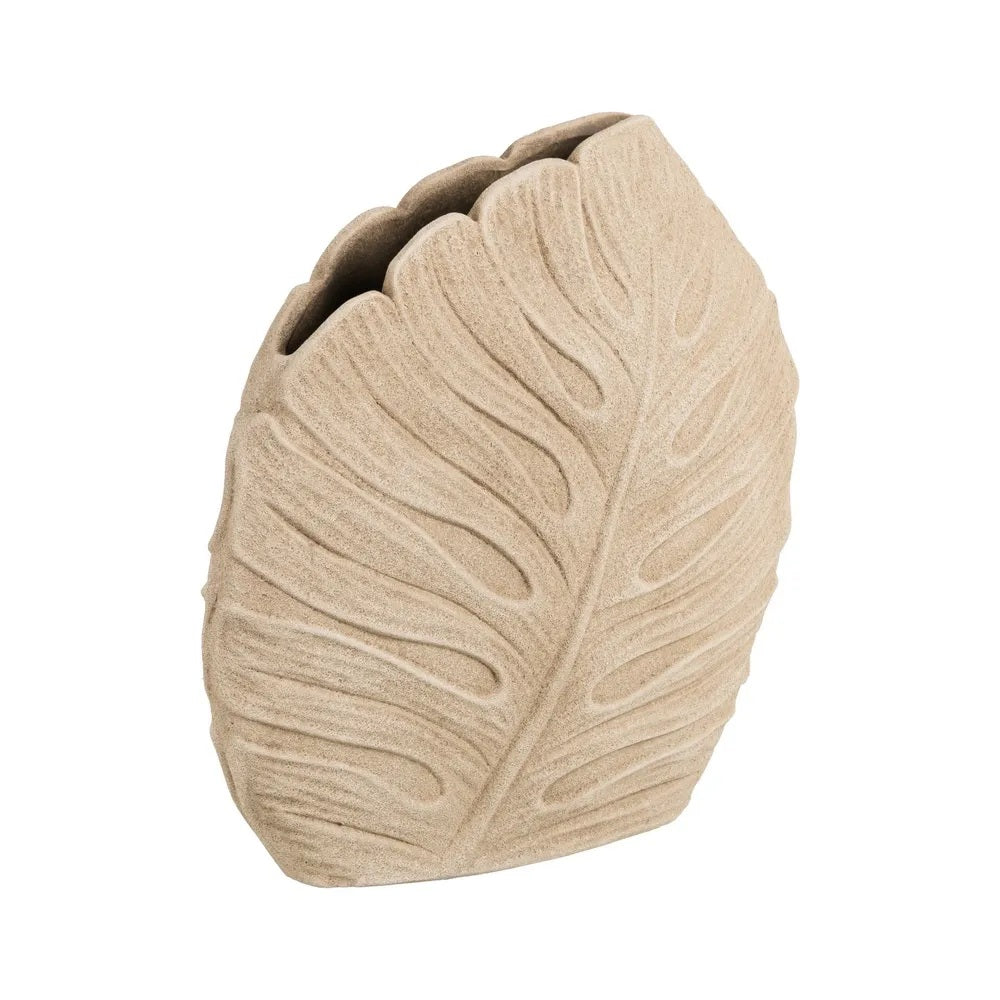 Vază ceramică LEGNO, culoare cream, dimensiuni 39 x 40 cm