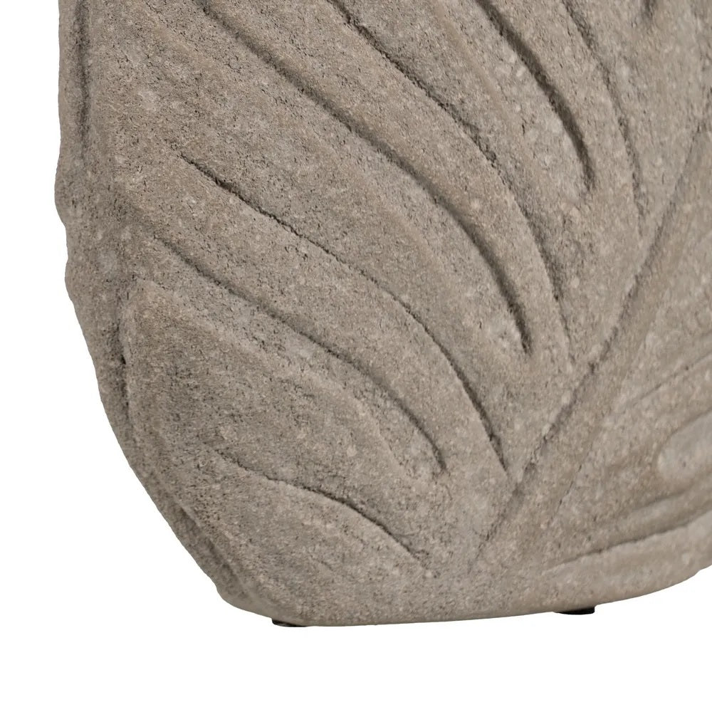 Vază ceramică gri IXIA LEGNO GREY, 31 x 30 cm