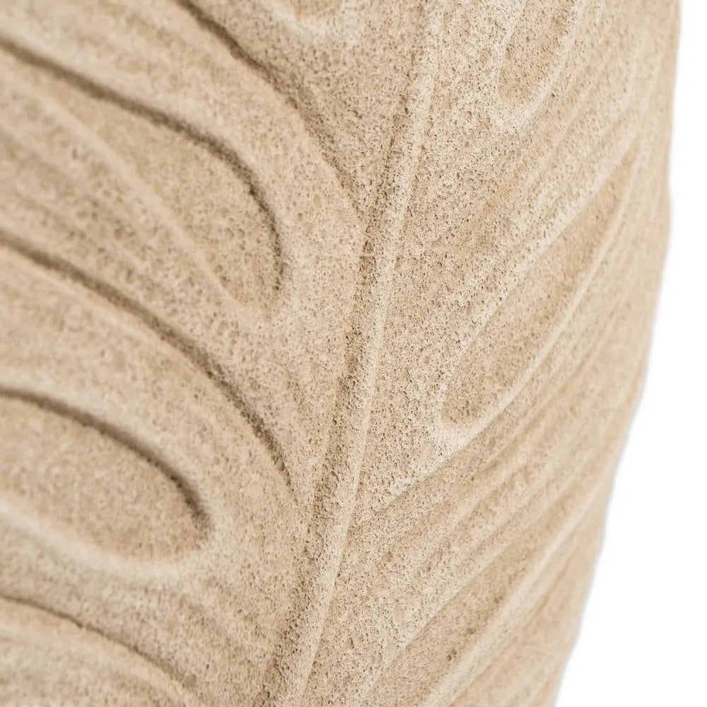 Vază ceramică LEGNO, culoare cream, dimensiuni 39 x 40 cm