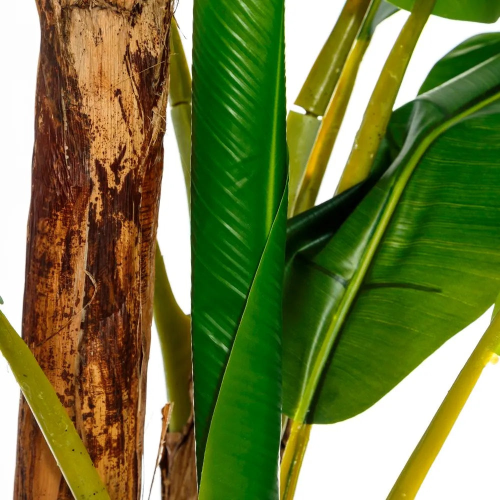 Bananier artificial în ghiveci MAROCI BANANA TREE, PVC și fier, 103 x 95 x 200 cm
