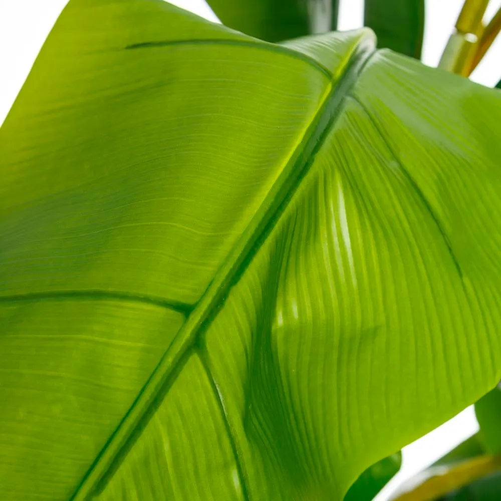 Bananier artificial în ghiveci MAROCI BANANA TREE, PVC și fier, 103 x 95 x 200 cm