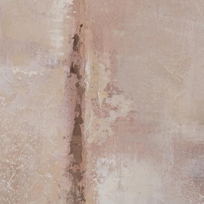 Tablou MATES ABSTRACT pictat de mână, polistiren și pânză, 150 x 50 cm