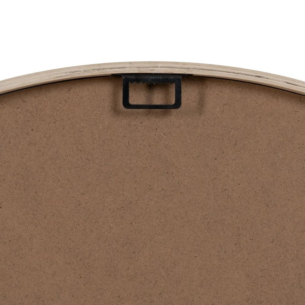 Ceas de perete NALDIS din lemn, culoare naturală, diametru 60 cm
