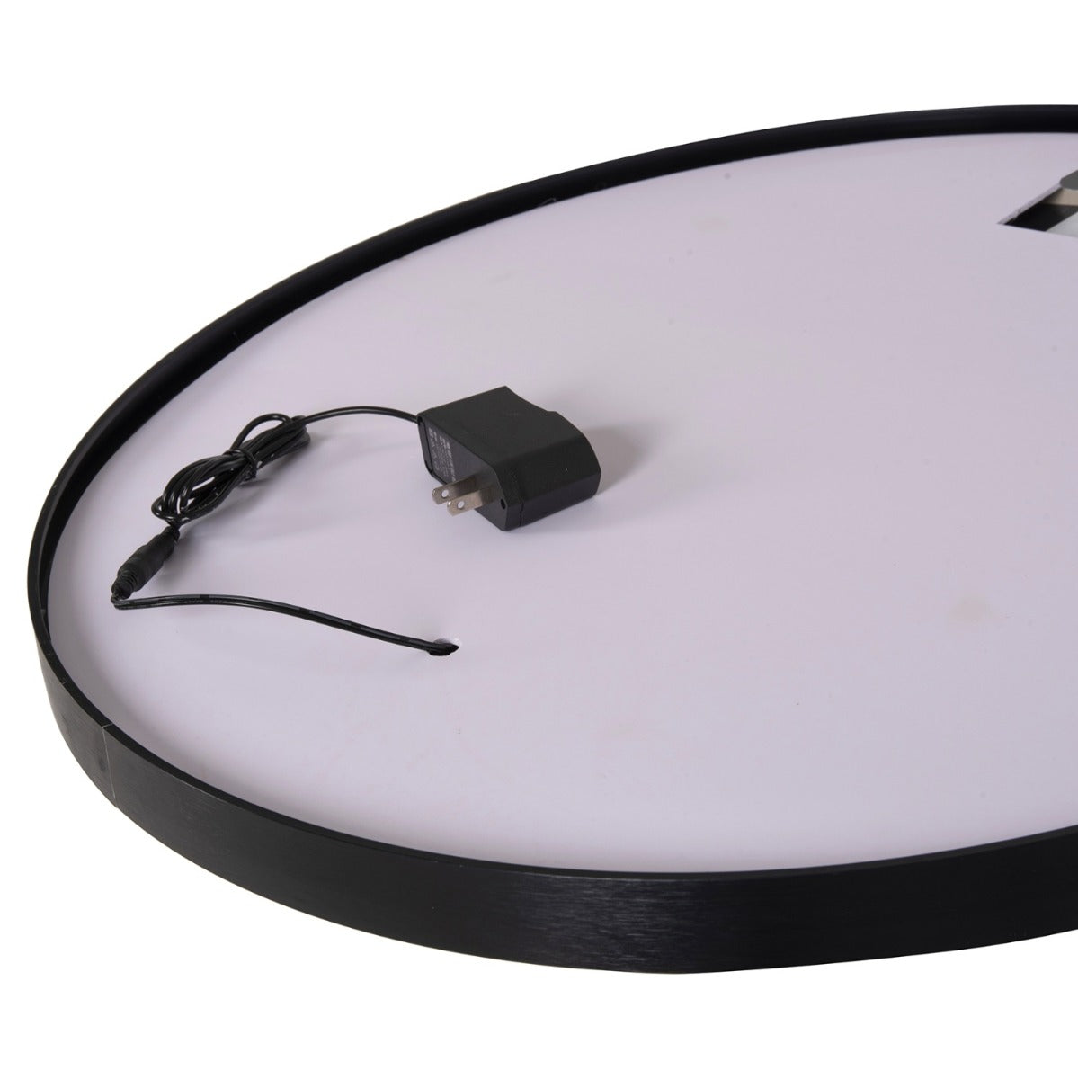 Oglindă de perete NIARO cu iluminare LED integrată, diametru 60 cm