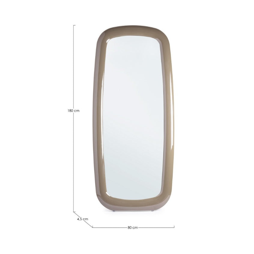 Oglindă de podea OTILIA din MDF și sticlă 80 x 180 cm
