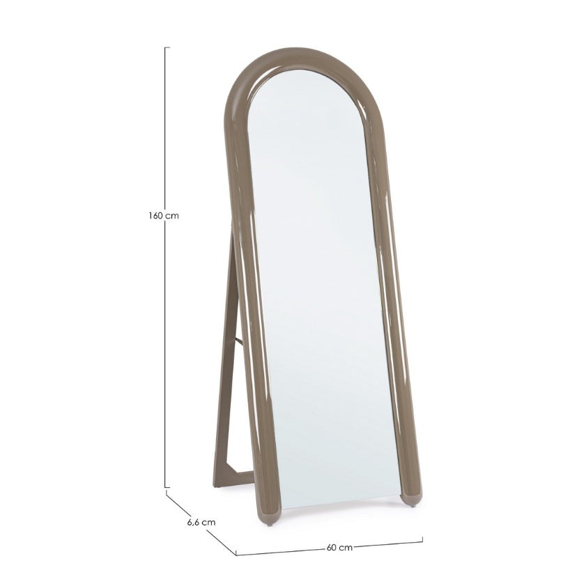Oglindă de podea OTILIA din MDF și sticlă, 60 x 160 cm