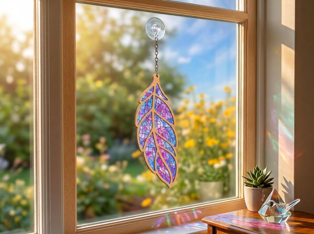 Pană Boemă Mozaic - Decorațiuni Ferestre & Sun Catchers