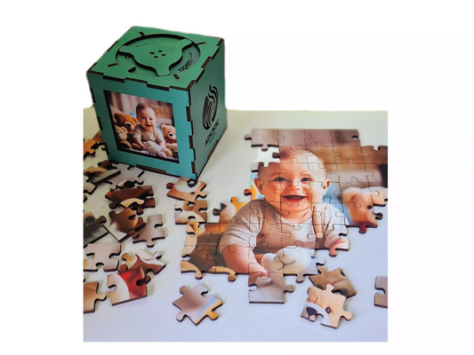 Imaginea Ta - Puzzle Personalizat Fibre Lemn