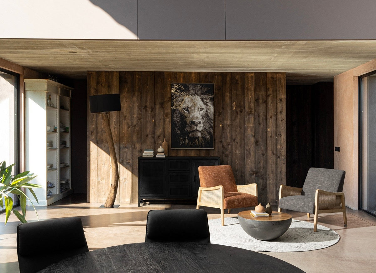 Tablou BOLD 906 imprimat pe pânză, cu folie aurie, MDF, 82 x 122 cm