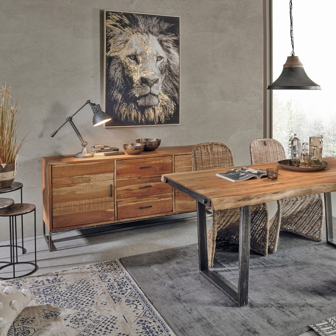 Tablou BOLD 906 imprimat pe pânză, cu folie aurie, MDF, 82 x 122 cm