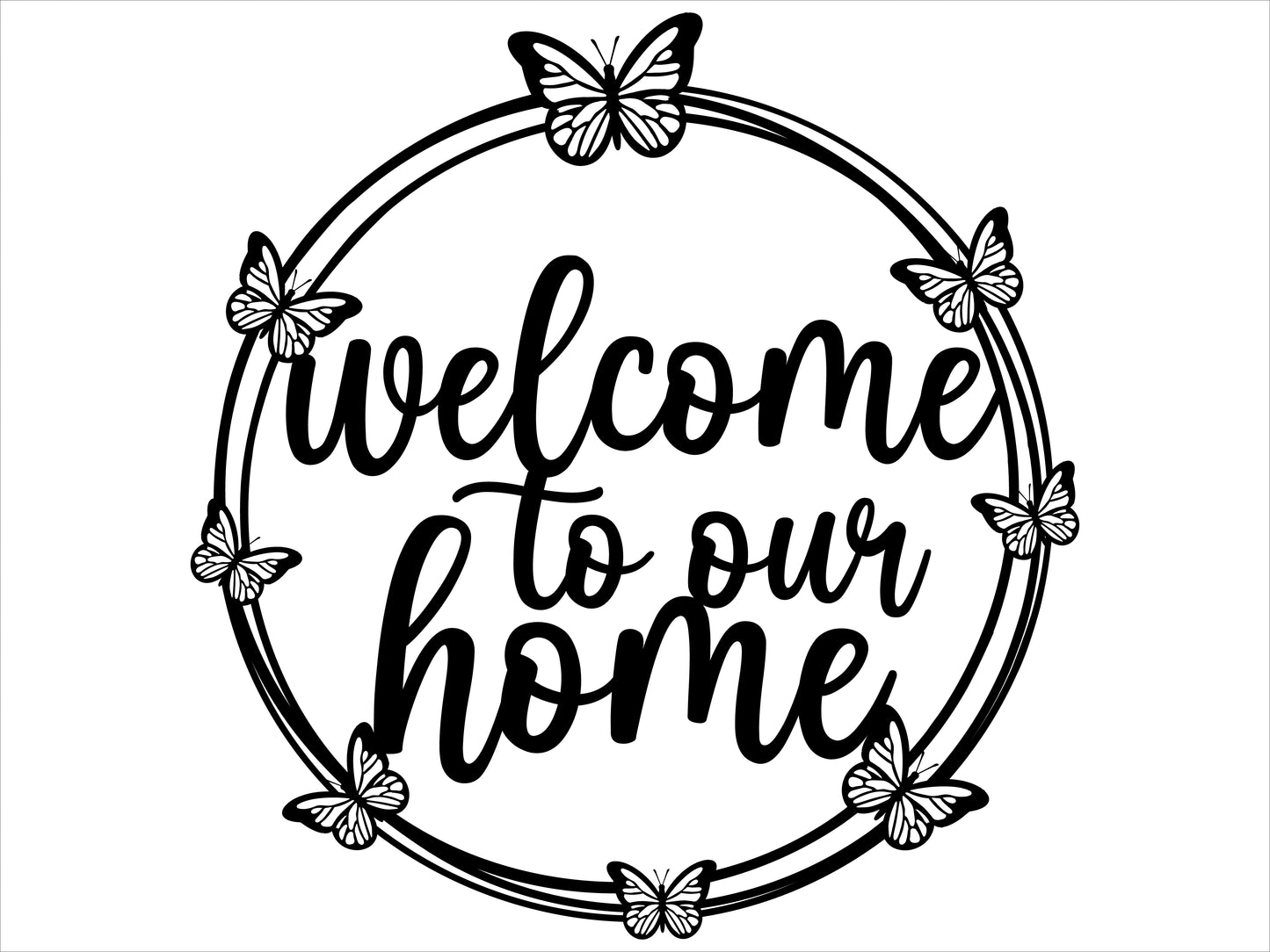 shopify_design.webp Welcome to Our Home - Decorațiune Perete Fibre Lemn