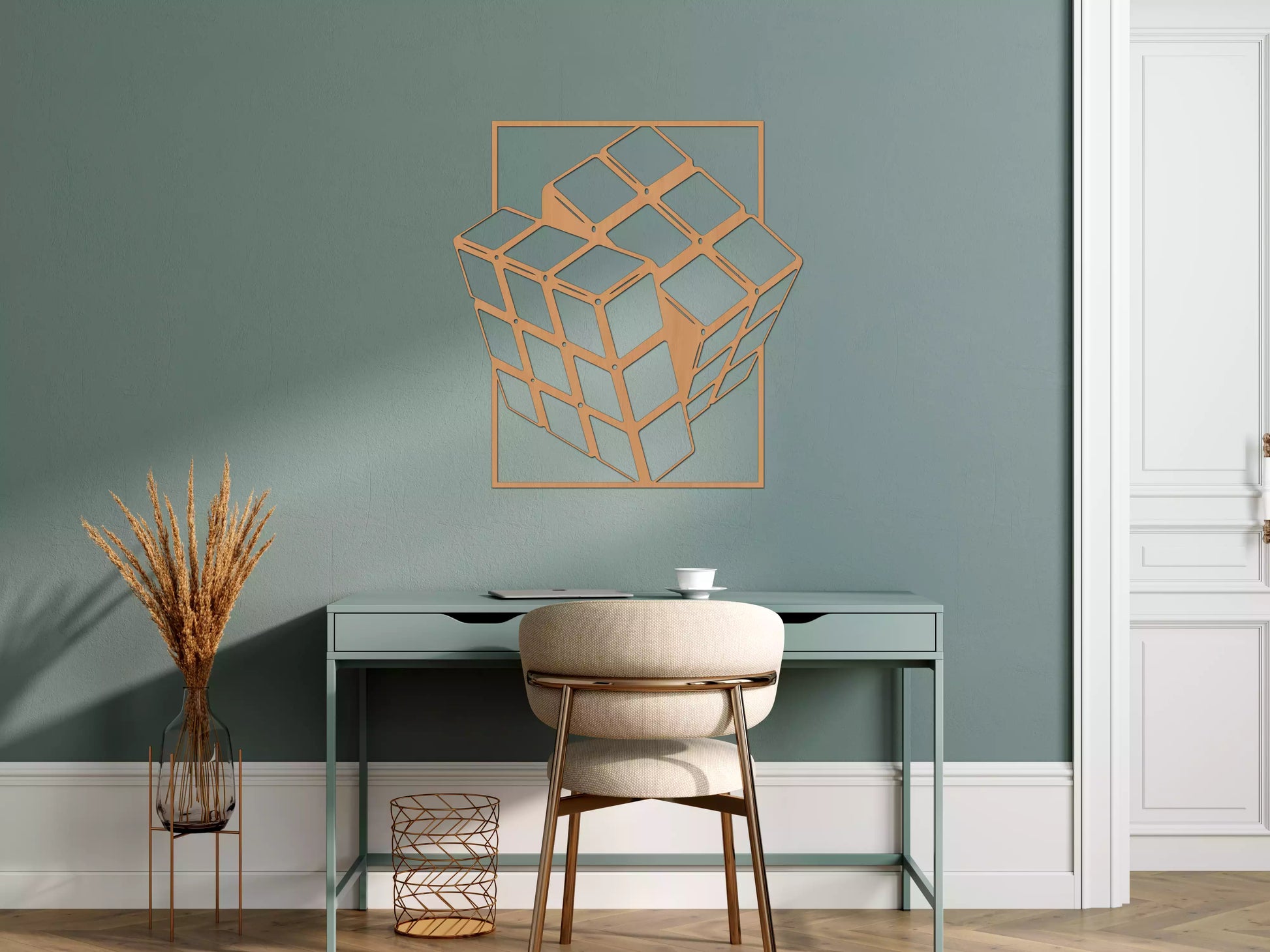 shopify_fag.webp Cubul Rubik - Decorațiune Perete Fibre Lemn
