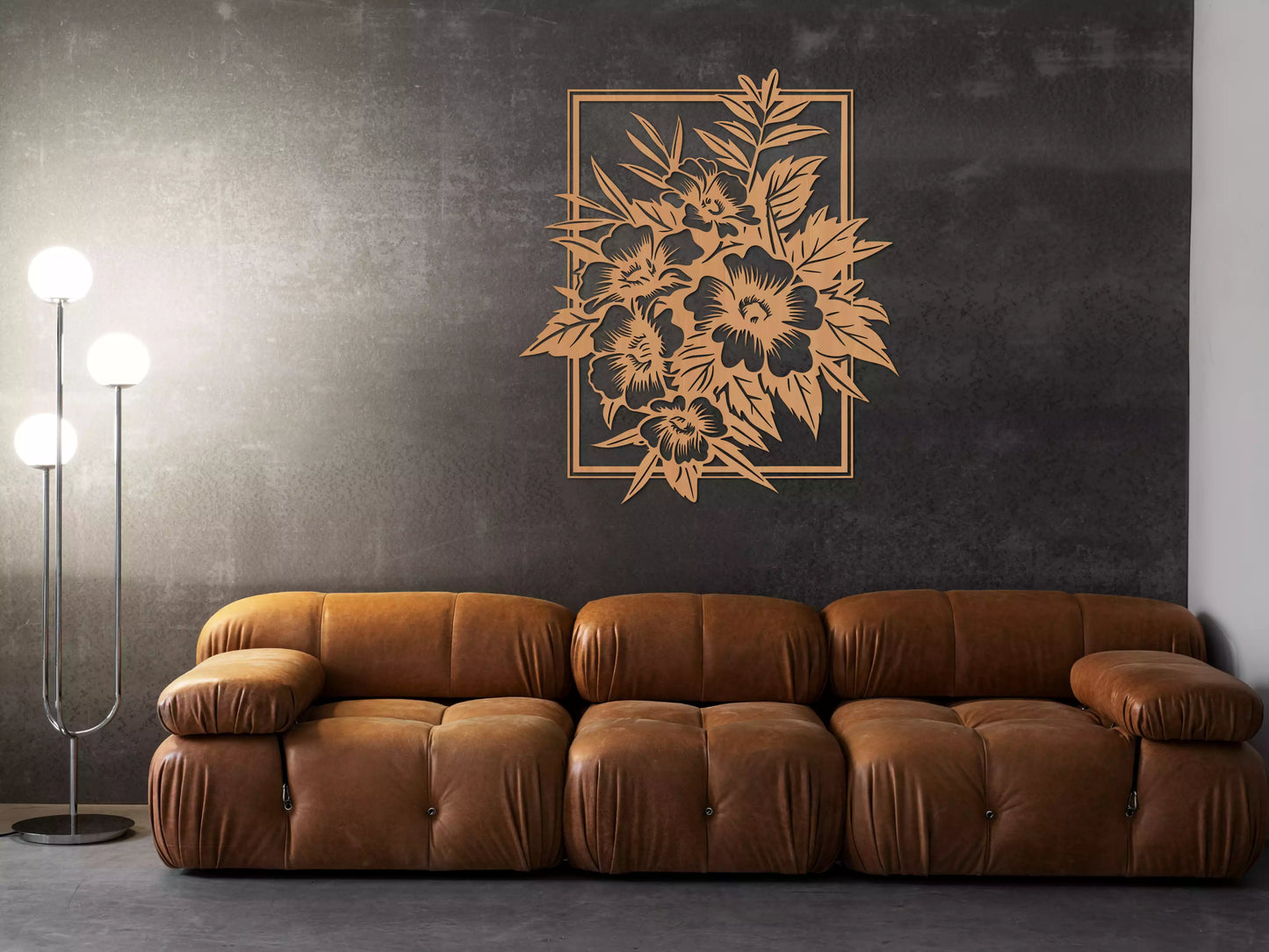 shopify_fag.webp Buchet Anemone - Decorațiune Perete Fibre Lemn