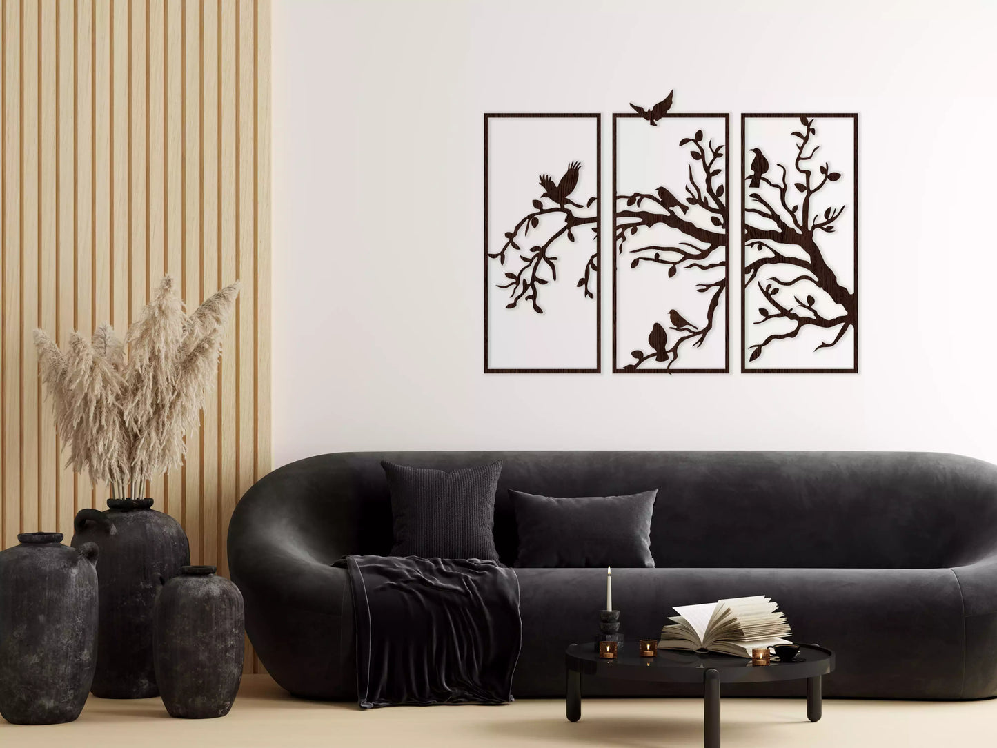 shopify_wenge.webp Ramuri cu Păsări - Decorațiune Perete Fibre Lemn
