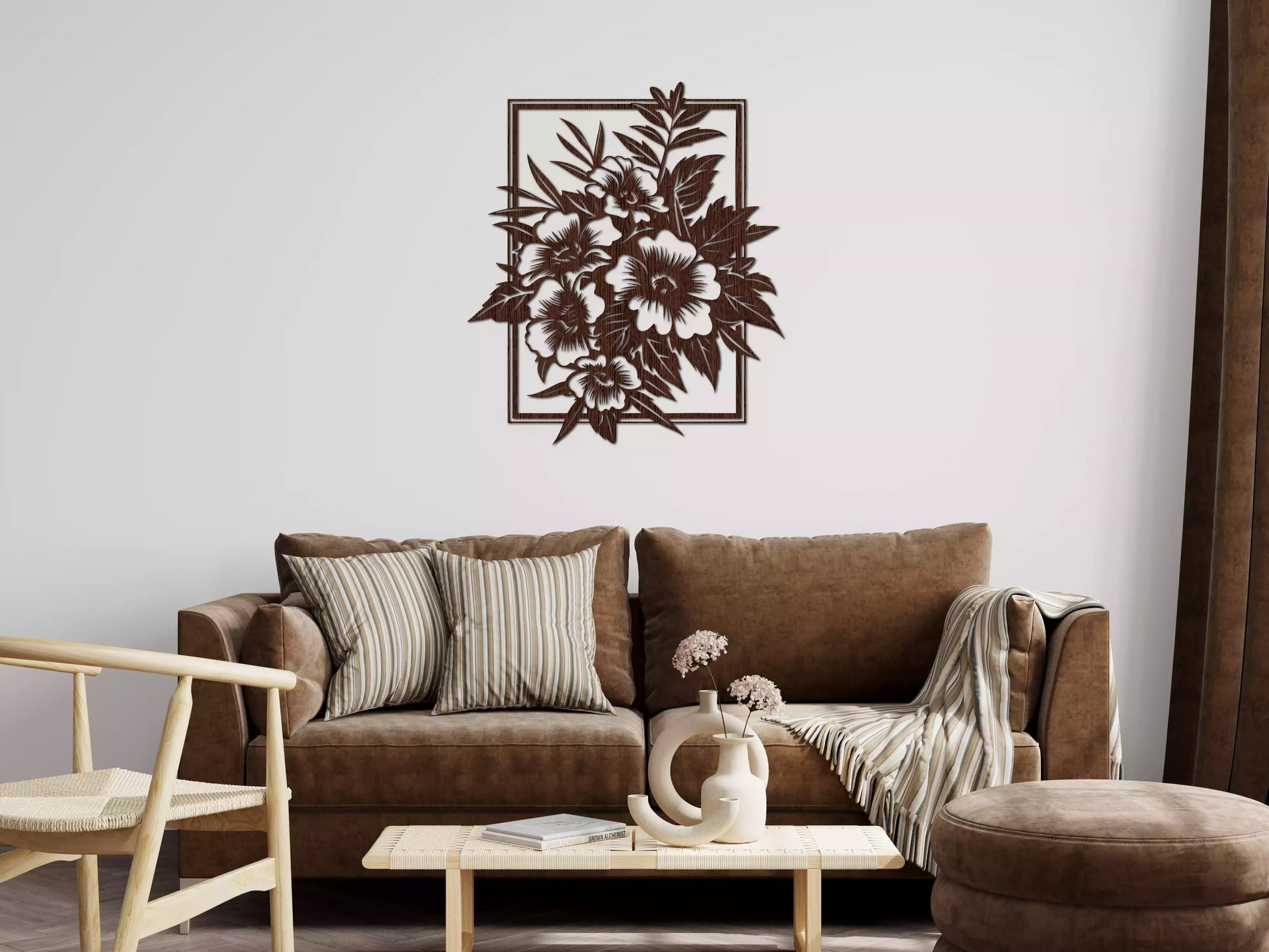 shopify_wenge.webp Buchet Anemone - Decorațiune Perete Fibre Lemn