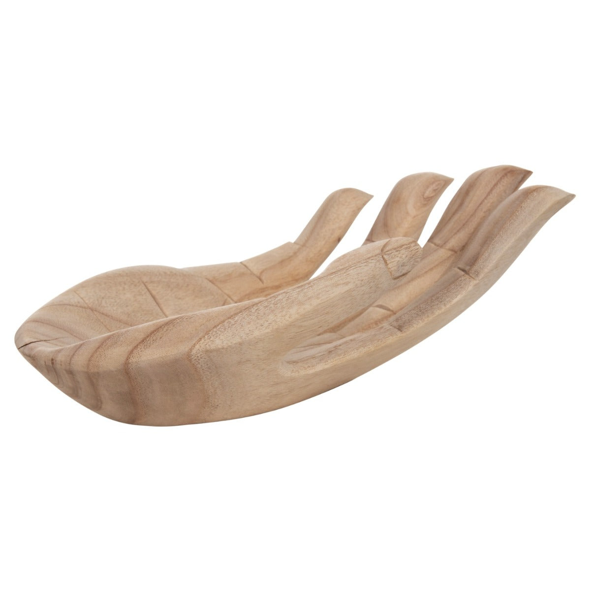 Decorațiune TELSAI RIGHT HAND din lemn de Albasia, 30 x 20 x 10 cm