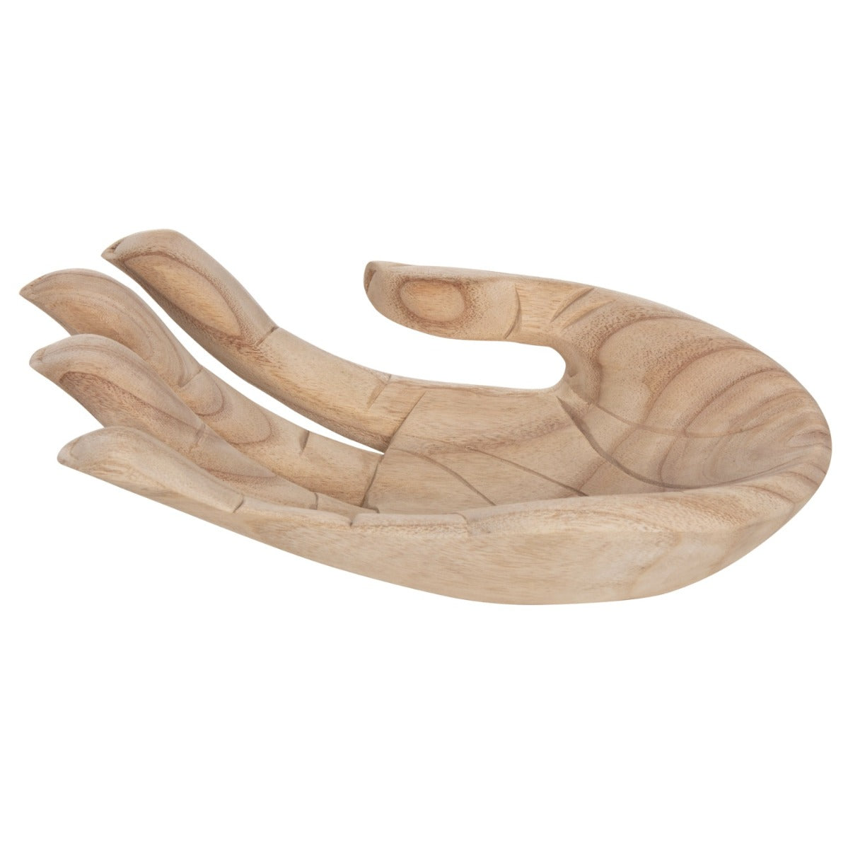 Decorațiune TELSAI RIGHT HAND din lemn de Albasia, 30 x 20 x 10 cm