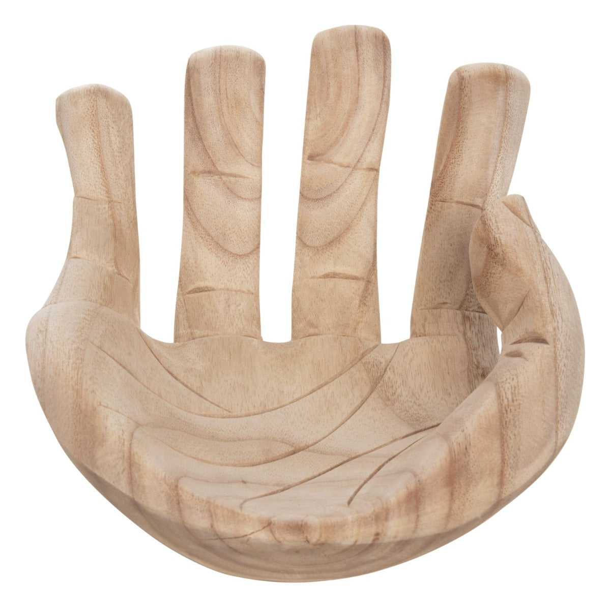 Decorațiune TELSAI RIGHT HAND din lemn de Albasia, 30 x 20 x 10 cm
