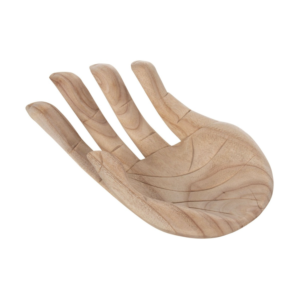 Obiect decorativ TELSAI LEFT HAND din lemn de Albasia, 30 x 20 x 10 cm