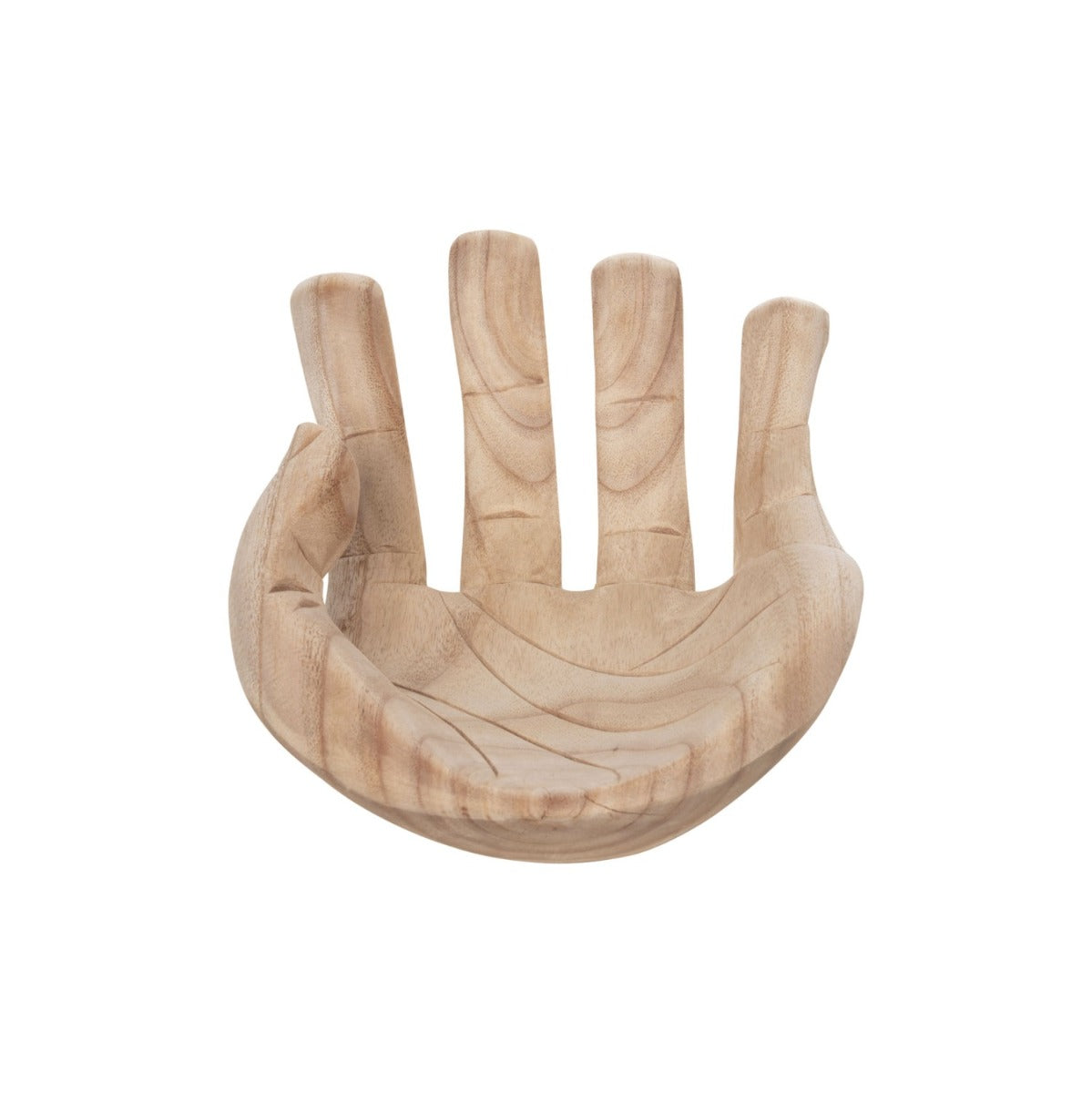 Obiect decorativ TELSAI LEFT HAND din lemn de Albasia, 30 x 20 x 10 cm