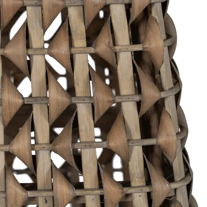 Suport lumânare VIRAS H56 CM din bambus, gri, 30 x 30 x 56 cm