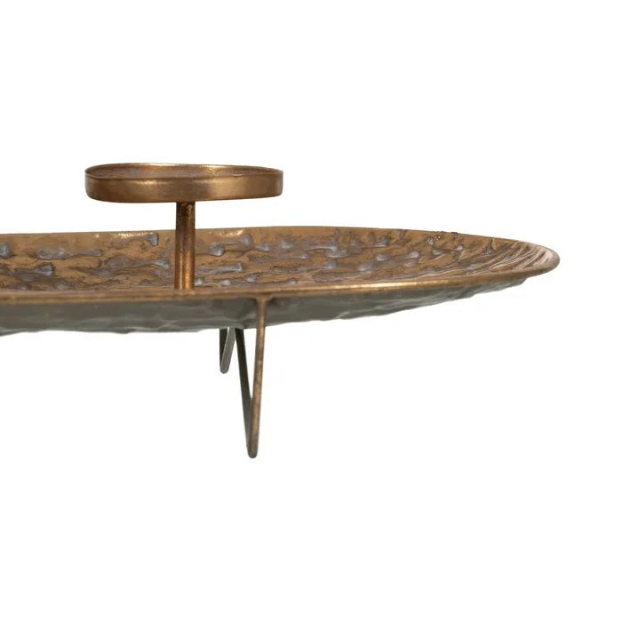 Suport de lumânare ZESTE din fier, 65 x 23,5 x 10,5 cm