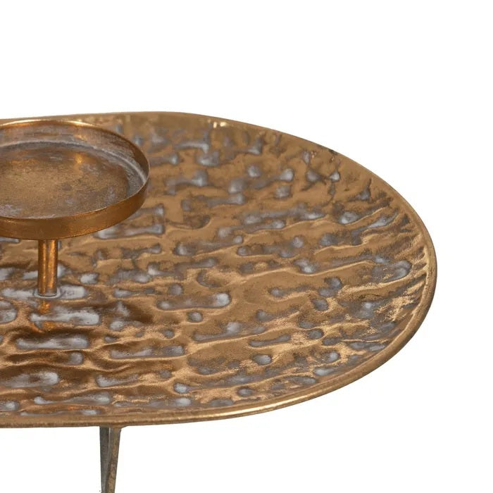 Suport de lumânare ZESTE din fier, 65 x 23,5 x 10,5 cm